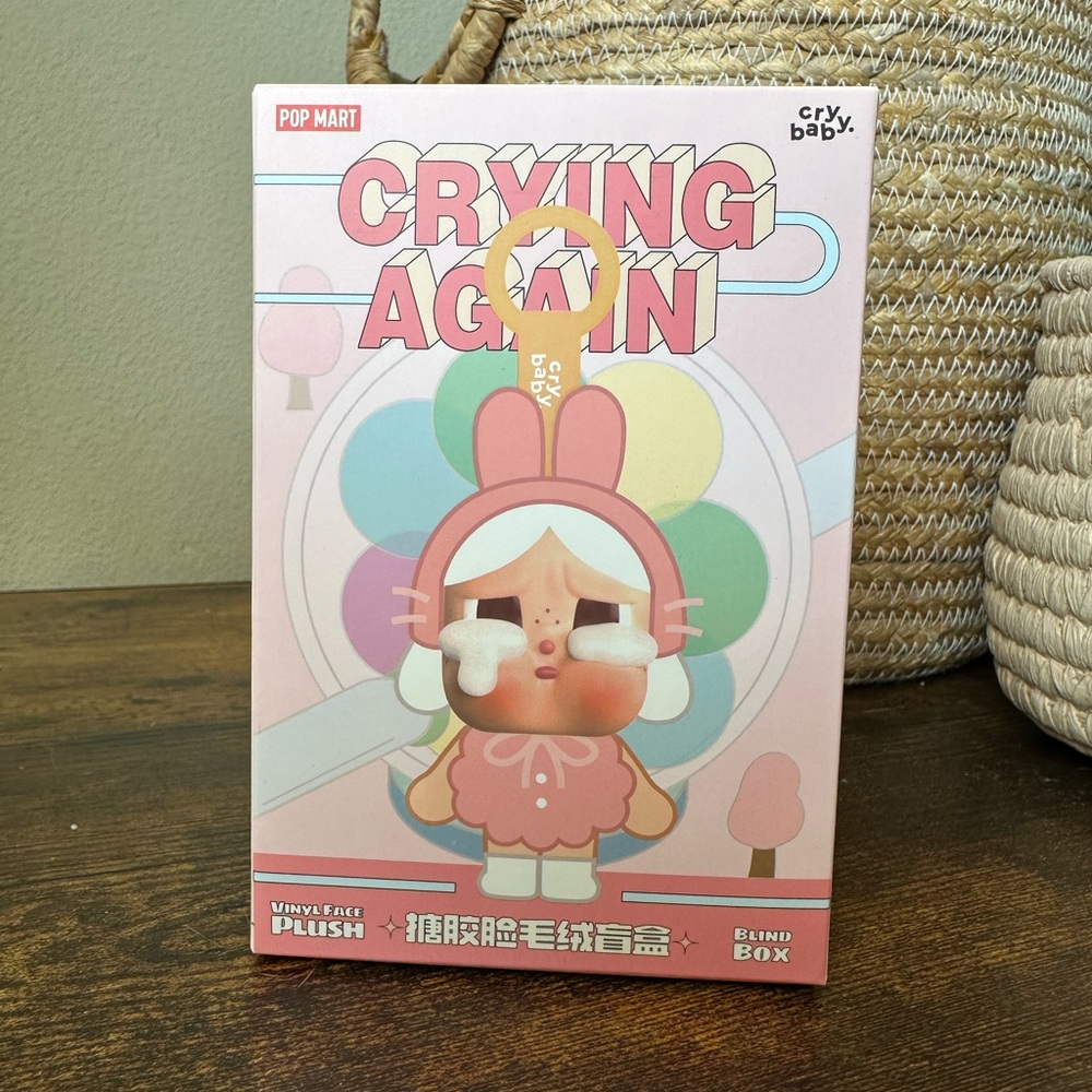 Pop Mart Crying Again I’ll bring you a flower